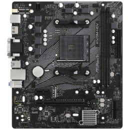 Материнская плата Asrock A520M-HDV Soc-AM4 AMD A520 2xDDR4 mATX AC`97 8ch(7.1) GbLAN RAID+VGA+DVI+HDMI