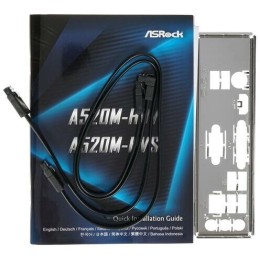 Материнская плата Asrock A520M-HDV Soc-AM4 AMD A520 2xDDR4 mATX AC`97 8ch(7.1) GbLAN RAID+VGA+DVI+HDMI