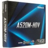 Материнская плата Asrock A520M-HDV Soc-AM4 AMD A520 2xDDR4 mATX AC`97 8ch(7.1) GbLAN RAID+VGA+DVI+HDMI