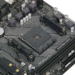 Материнская плата Asrock A520M-HDV Soc-AM4 AMD A520 2xDDR4 mATX AC`97 8ch(7.1) GbLAN RAID+VGA+DVI+HDMI