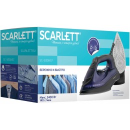 Утюг SCARLETT SC-SI30K57 2400Вт черный/фиолетовый
