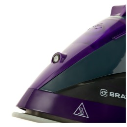 Утюг BRAYER, 2600 Вт, керамическое покрытие, автоотключение, Пар 140 г/м, One temp, антикапля, спрей, самоотчистка
