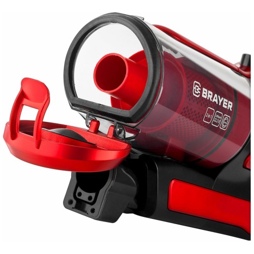 Пылесос BRAYER BR4260 ручной  2 в 1, 120 Вт, 0,6 л, батар 22,2 В, турбощетка с LED, база д/хранения