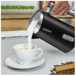 Капучинатор КITFORT КТ-751-1 500 Вт. 0,3 л. нержавеющая сталь.