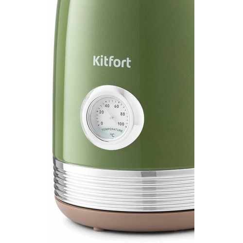 Электрочайник KITFORT KT-6110 1.7л. 2200Вт зеленый (корпус: нержавеющая сталь)
