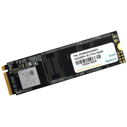 Накопитель SSD M.2 Apacer 256Gb AS2280P4 <AP256GAS2280P4-1> (PCI-E 3.0 x4, up to 1800/1100MBs, 3D TLC, NVMe 1.3, 22х80mm)
