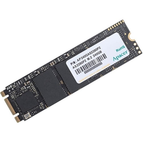 Накопитель SSD M.2 Apacer 256Gb AS2280P4 <AP256GAS2280P4-1> (PCI-E 3.0 x4, up to 1800/1100MBs, 3D TLC, NVMe 1.3, 22х80mm)