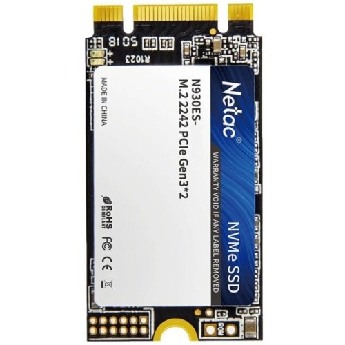 Накопитель SSD M.2 2242 Netac 512Gb N930ES Series <NT01N930ES-512G-E2X> Retail (PCI-E 3.1 x2, up to 1650/1500MBs, 3D TLC, NVMe 1.3, 22х42mm)