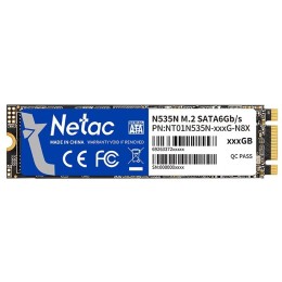 Накопитель SSD M.2 Netac 1.0Tb N535N Series <NT01N535N-001T-N8X> Retail (SATA3, up to 540/490MBs, 3D TLC, 22х80mm)