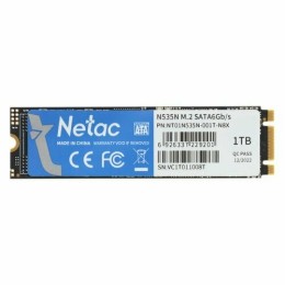 Накопитель SSD M.2 Netac 1.0Tb N535N Series <NT01N535N-001T-N8X> Retail (SATA3, up to 540/490MBs, 3D TLC, 22х80mm)