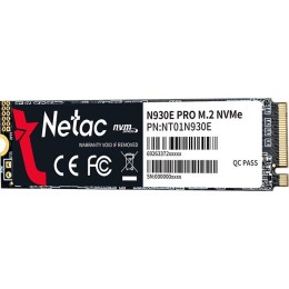 Накопитель SSD M.2 Netac 1.0Tb N930E Pro Series <NT01N930E-001T-E4X> Retail (PCI-E 3.1 x4, up to 2080/1700MBs, 3D TLC/QLC, NVMe 1.3, 22х80mm)