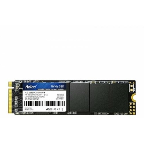 Накопитель SSD M.2 Netac 1.0Tb N930E Pro Series <NT01N930E-001T-E4X> Retail (PCI-E 3.1 x4, up to 2080/1700MBs, 3D TLC/QLC, NVMe 1.3, 22х80mm)