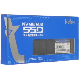 Накопитель SSD M.2 Netac 1.0Tb N930E Pro Series <NT01N930E-001T-E4X> Retail (PCI-E 3.1 x4, up to 2080/1700MBs, 3D TLC/QLC, NVMe 1.3, 22х80mm)