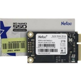 Накопитель SSD mSATA Netac 2.0Tb N5M Series <NT01N5M-001T-M3X> Retail (SATA3, up to 560/520MBs, 3D TLC/QLC)