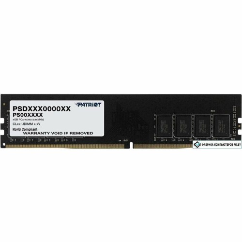 Модуль памяти DDR 4 DIMM 16Gb PC19200, 2400Mhz, PATRIOT Signature (PSD416G240081) (retail)