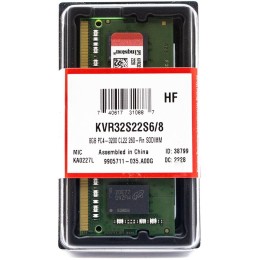 Память Kingston 8GB DDR4 3200MHz SODIMM CL22 1Rx16 RTL KVR32S22S6/8
