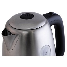 Электрочайник BQ KT1822SW Сталь-Черный, 2200Вт,  1.7л, Нержавеющая сталь, Съемны