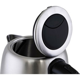 Электрочайник BQ KT1821S Сталь-Черный, 2200Вт, 1.7л, Нержавеющая сталь, Съемный