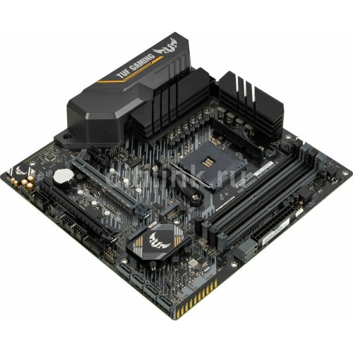 Материнская плата Asus TUF GAMING B450M-PRO II Soc-AM4 AMD B450 4xDDR4 mATX AC`97 8ch(7.1) GbLAN RAID+HDMI+DP