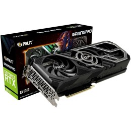 Видеокарта Palit PCI-E 4.0 PA-RTX3070 GAMINGPRO 8G LHR NVIDIA GeForce RTX 3070 8192Mb 256 GDDR6 1500/14000/HDMIx1/DPx3/HDCP Ret