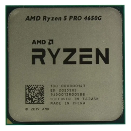 Процессор AMD Ryzen 5 PRO 4650G, 3700MHz AM4, 65W, 100-000000143 OEM