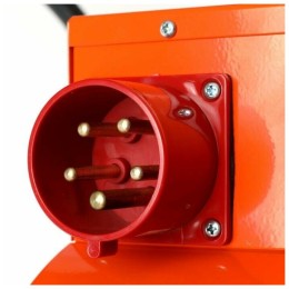 Тепловентилятор электрический PATRIOT PT-R 24, 380В, терморегулятор, нерж.ТЭН, вилка встраиваемая на блоке управления.