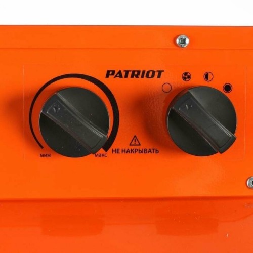 Тепловентилятор электрический PATRIOT PT-R 24, 380В, терморегулятор, нерж.ТЭН, вилка встраиваемая на блоке управления.