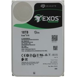Жесткий диск SEAGATE HDD Server Exos X18 512E/4kn ( 3.5'/ 18TB/ SAS 12Gb/s / 7200rpm)