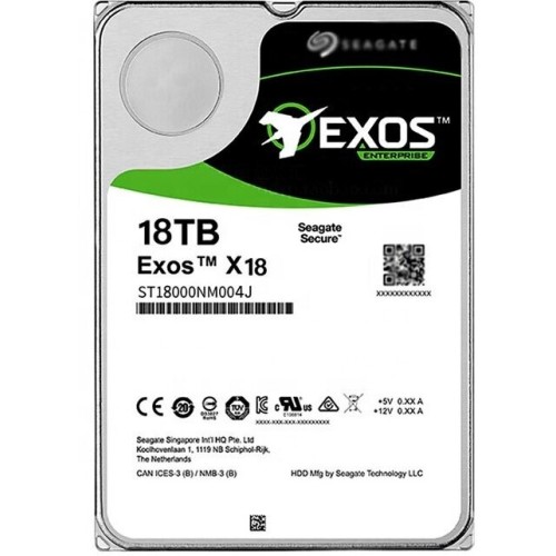 Жесткий диск SEAGATE HDD Server Exos X18 512E/4kn ( 3.5'/ 18TB/ SAS 12Gb/s / 7200rpm)