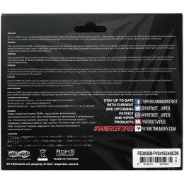 Оперативная память Patriot Viper STEEL 8GB 3600MHz CL18 UDIMM SINGLE   PVS48G360C8