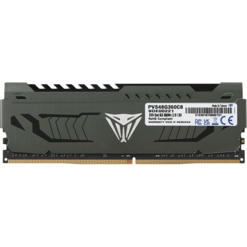 Оперативная память Patriot Viper STEEL 8GB 3600MHz CL18 UDIMM SINGLE   PVS48G360C8