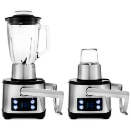 Кухонный комбайн KITFORT KT-1395 800Вт серебристый/черный