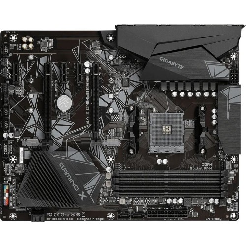 Материнская плата Gigabyte B550 GAMING X V2, Socket AM4, AMD B550, 4xDDR4-3200, DVI-D+HDMI, 2xPCI-Ex16, 3xPCI-Ex1, 4xSATA3(RAID 0/1/10), 2xM.2, 8 Ch Audio, 1xGLan, (2+4)xUSB2.0, (4+2)xUSB3.2, 1xPS/2, ATX, RTL {}