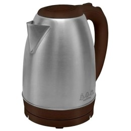 Электрочайник МАСТЕРИЦА EK-1801М, шоколад, 1,8л, нержавейка