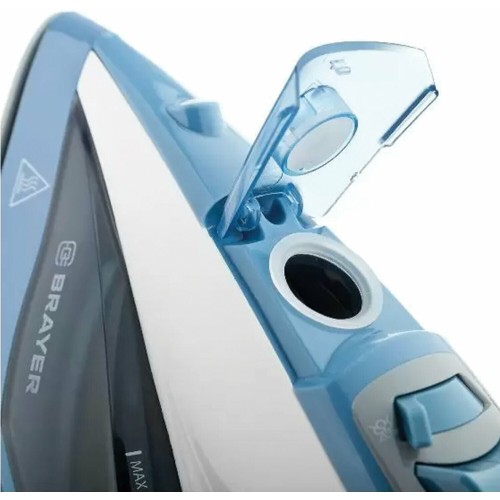 Утюг BRAYER 4002BR 2400 Вт, керамич, Пар 140 г/м  антикапля, разбрыз, резер 360мл, самоотчис,