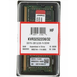 Модуль памяти Kingston DDR4   32GB (PC4-25600)  3200MHz DR x8 SO-DIMM