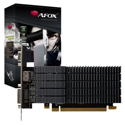 Видеокарта AFOX AF210-1024D2LG2 GEFORCE G210 1GB DDR2 64BIT DVI HDMI VGA LP HEATSINK RETAIL PACK