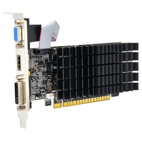 Видеокарта AFOX AF210-1024D2LG2 GEFORCE G210 1GB DDR2 64BIT DVI HDMI VGA LP HEATSINK RETAIL PACK