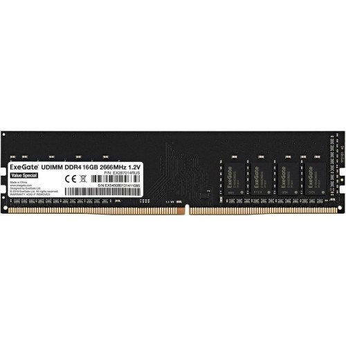 Модуль памяти ExeGate EX287014RUS HiPower DIMM DDR4 16GB <PC4-21300> 2666MHz