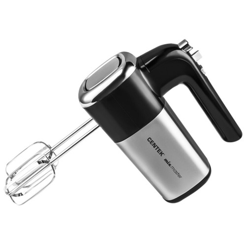 Миксер CENTEK CT-1120 (черн/сталь) 1200Вт, 5 скоростей+турбо, взбивание/замешивание