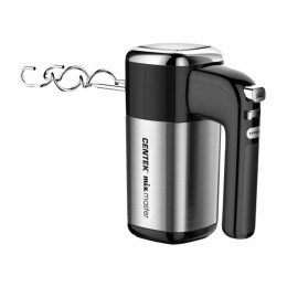 Миксер CENTEK CT-1120 (черн/сталь) 1200Вт, 5 скоростей+турбо, взбивание/замешивание