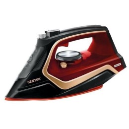 Утюг CENTEK CT-2313 RED 2600Вт керамическая подошва, 350мл, паровой удар, самоочистка, капля-стоп
