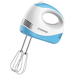 Миксер STARWIND SHM-261 250Вт белый/голубой