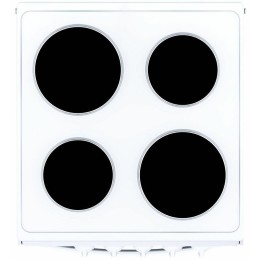 Электрическая плита ЛАДА Nova AE 14027 W Плита бытовая электрическая 4-х конфорочная, без жаровни, без подсветки, цвет Белый