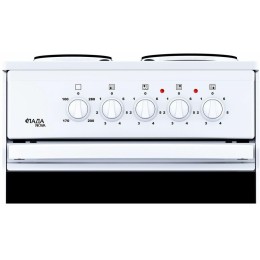 Электрическая плита ЛАДА Nova AE 14027 W Плита бытовая электрическая 4-х конфорочная, без жаровни, без подсветки, цвет Белый