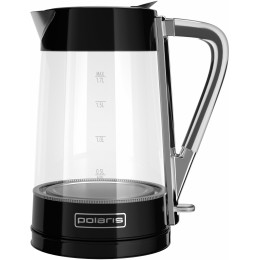 Электрочайник POLARIS PWK 1715 CGL 1.7л. 2200Вт черный (корпус: стекло)
