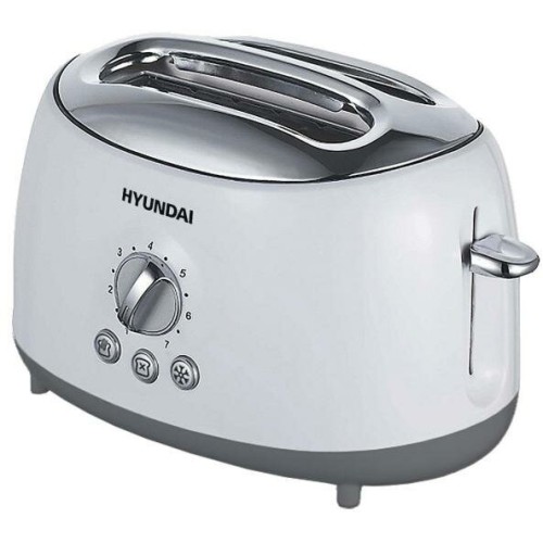 Тостер HYUNDAI HYT-8003 700Вт белый/серый