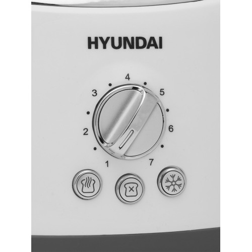 Тостер HYUNDAI HYT-8003 700Вт белый/серый