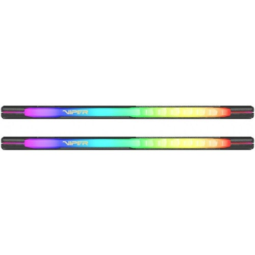 Оперативная память DDR 4 DIMM 64Gb (32Gbx2) PC25600, 3200Mhz, CL18, PATRIOT Viper Steel RGB (PVSR464G320C8K) (retail)