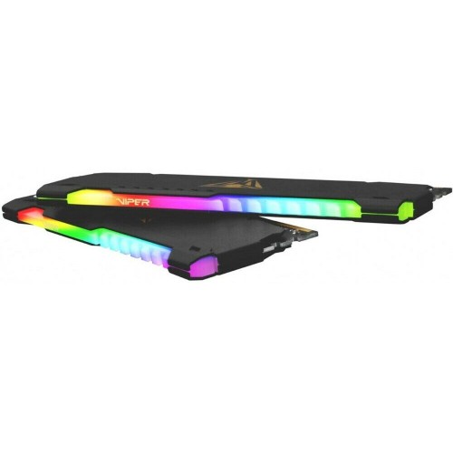 Оперативная память DDR 4 DIMM 64Gb (32Gbx2) PC25600, 3200Mhz, CL18, PATRIOT Viper Steel RGB (PVSR464G320C8K) (retail)